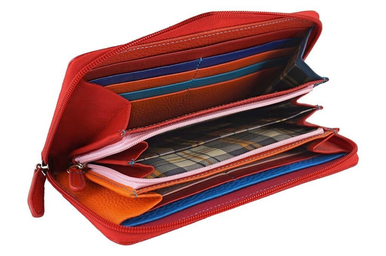 Portfel skórzany - Barberinis - Fioletowy 