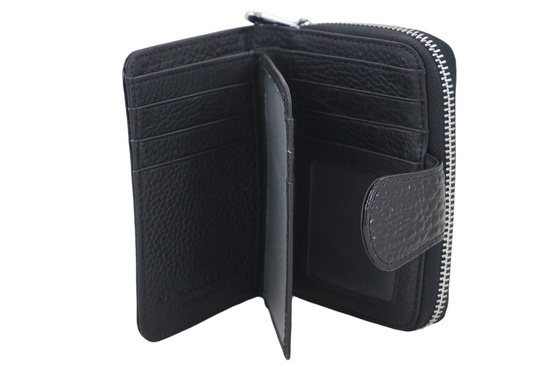 Ekskluzywny portfel damski lakierowany - Czarny