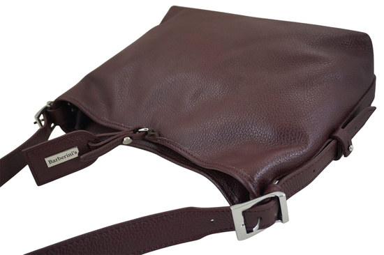 Codzienna torebka damska na ramię - Bordowa