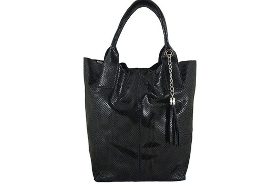 Torebki worki zamszowe - Barberini's - Fuksja 