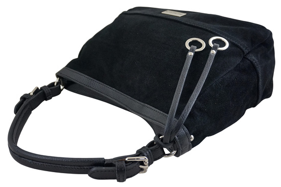 Torebka Barberinis zamszowa klasyczna - Czarna