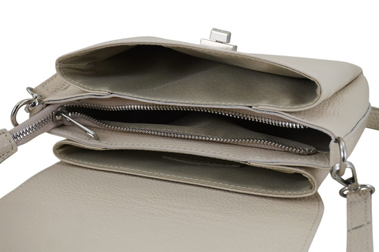 Wizytowa torebka damska Barberinis - Beżowa jasna