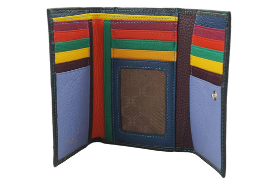 Funkcjonalny portfel damski - Fioletowy