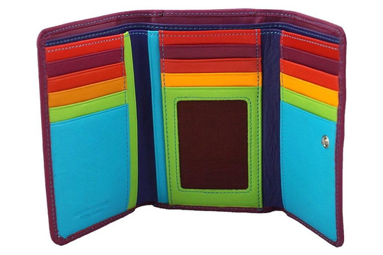 Barberini's klasyczny portfel damski - Granatowy 