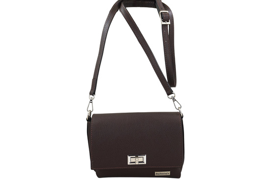 Wizytowa torebka damska Barberinis - Brązowa ciemna