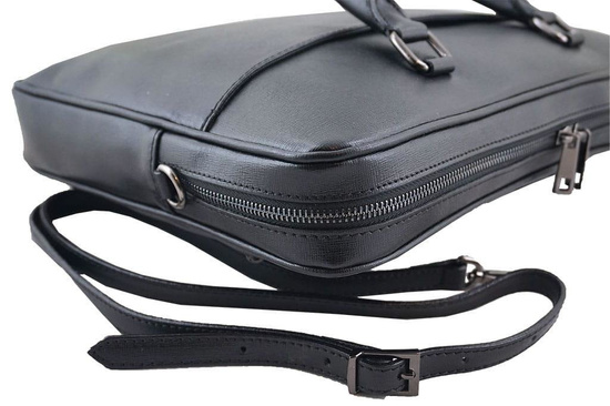 Klasyczna torba na laptopa - Barberini's - Czarna