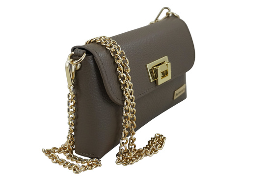 Elegancka torebka wieczorowa Barberinis - Beżowa ciemna 