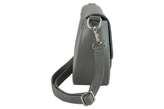 Listonoszka - torebka miejska - Szara jasna 