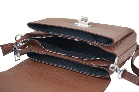 Wizytowa torebka damska Barberinis - Brązowa 