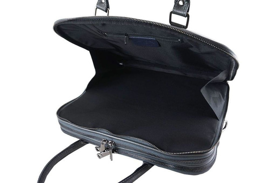 Aktówka skórzana damska - Barberini's - Czarna 