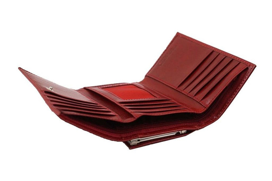 Portfel damski skórzany - Barberini's - Szary 