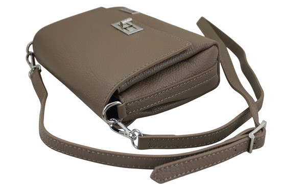 Wizytowa torebka damska Barberinis - Beżowa ciemna