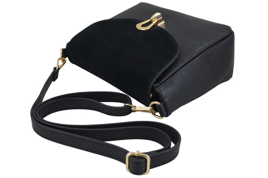 Torebka Barberinis ze złotym zapięciem - Czarna 