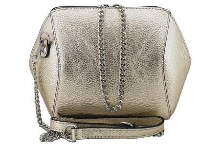 Torebka wizytowa metalizowana - Złota