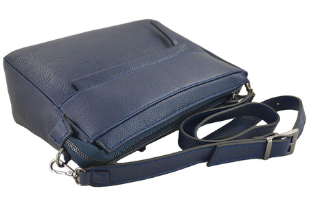 Torebka listonoszka na regulowanym pasku - Brązowa jasna