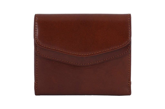 Barberini's portfel ze skóry naturalnej Granatowy