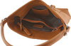 Torebka skórzana damska - Barberini's - Brązowa jasna