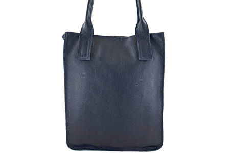 Torba shopper bag do pracy - Granatowa